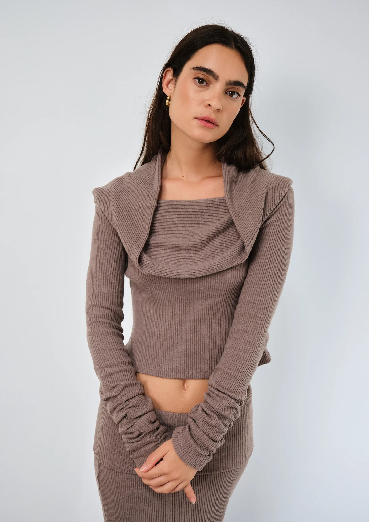 Caricia Taupe Top - Image 8
