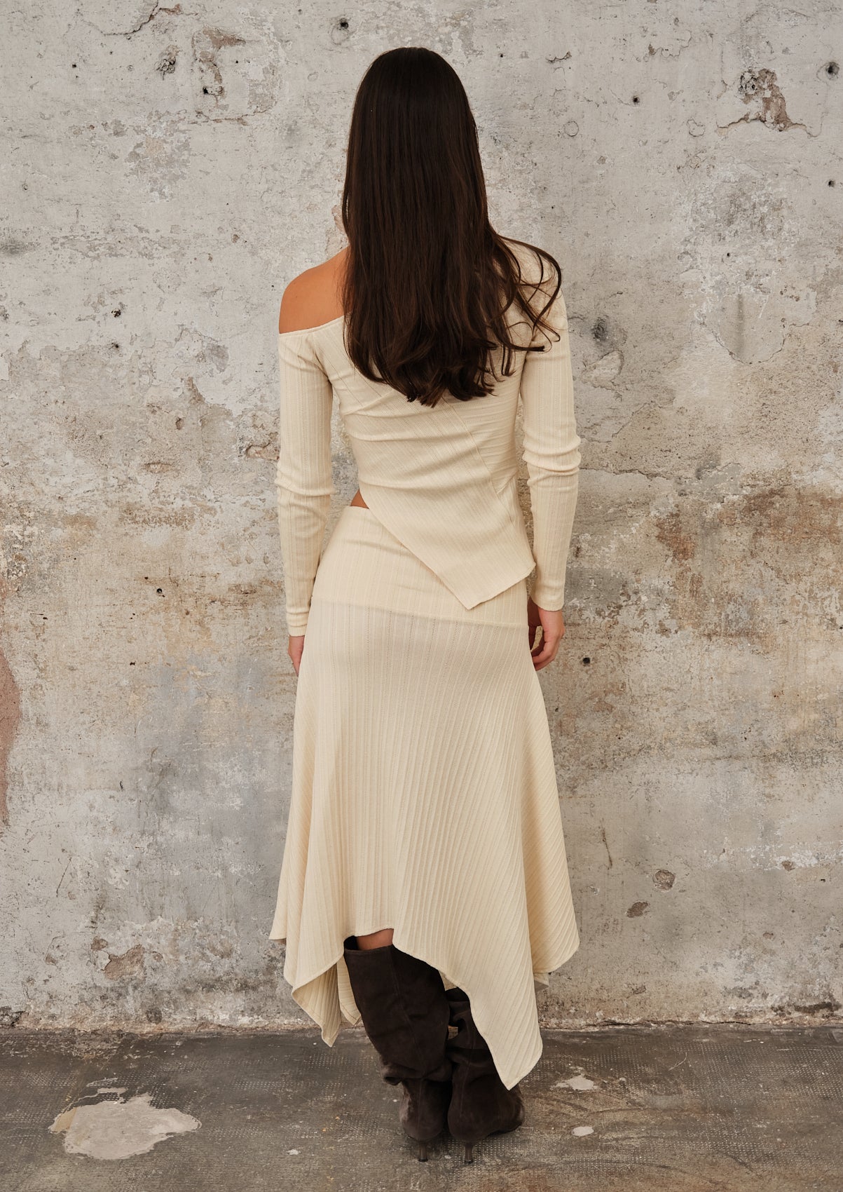 Fragmento Skirt Beige - Image 12
