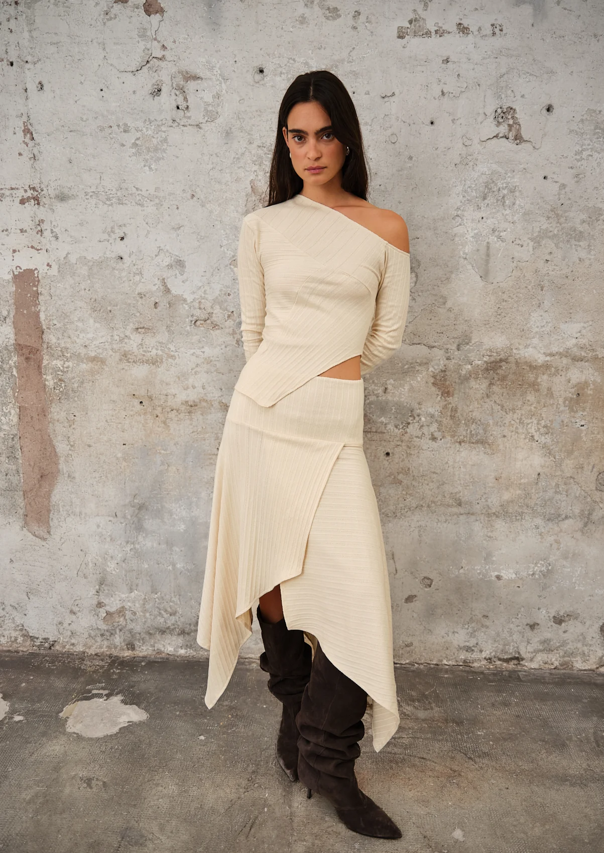 Fragmento Skirt Beige - Image 13