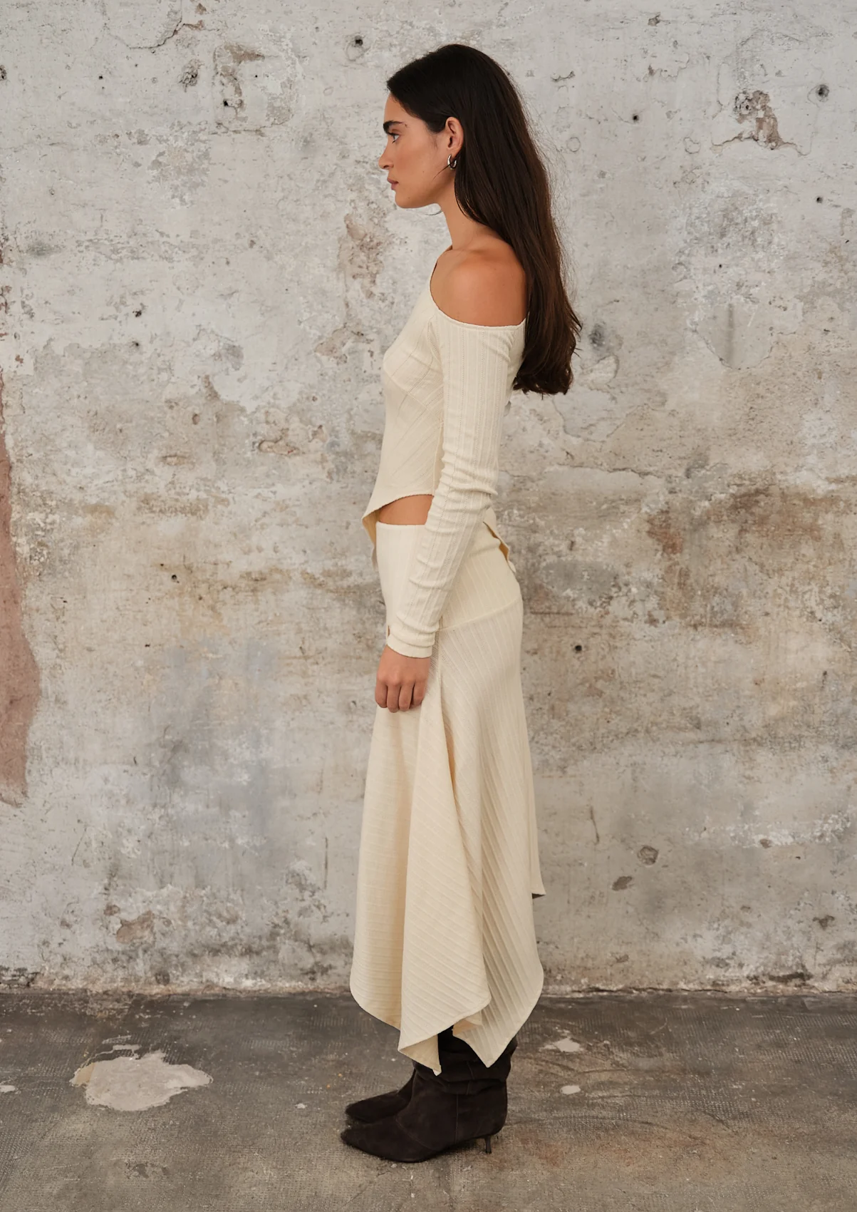Fragmento Skirt Beige - Image 16