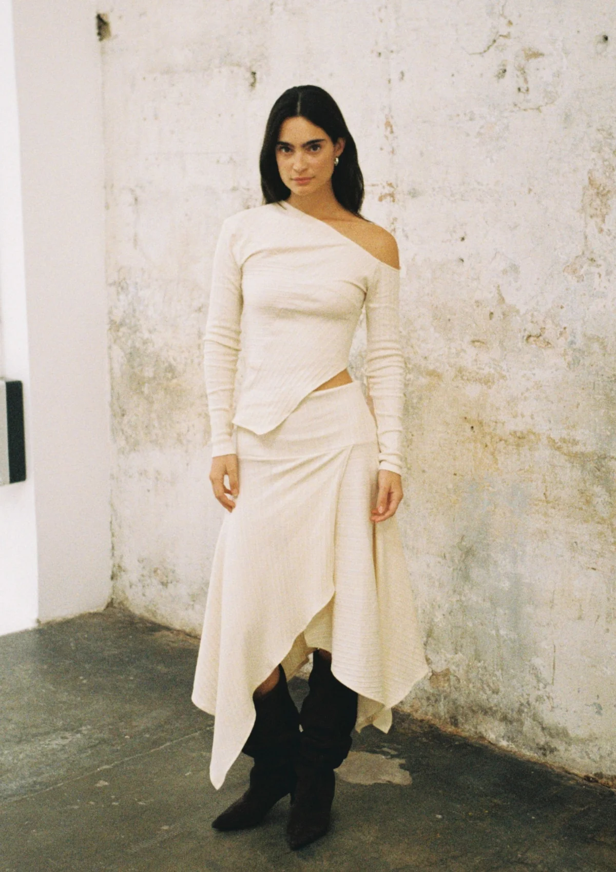 Fragmento Skirt Beige - Image 9