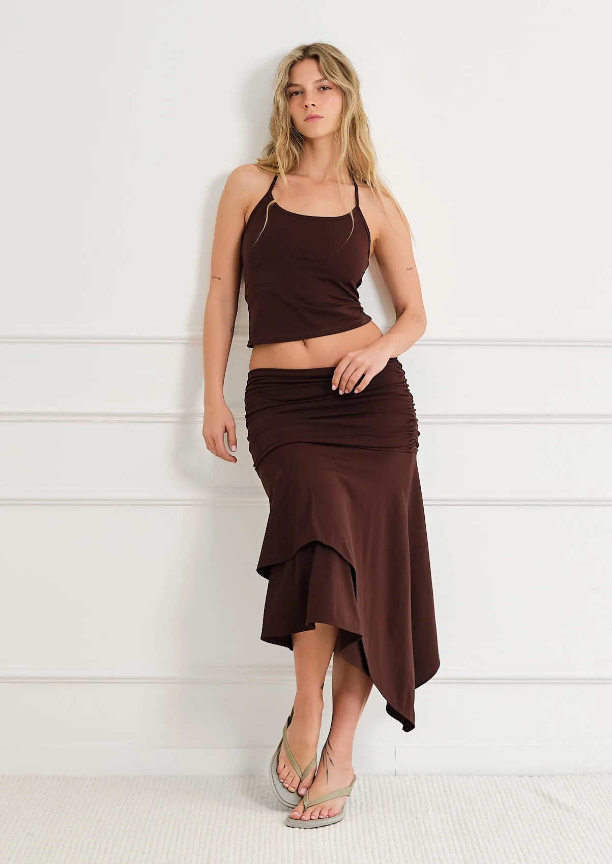 Gresca skirt Chocolat - Image 4