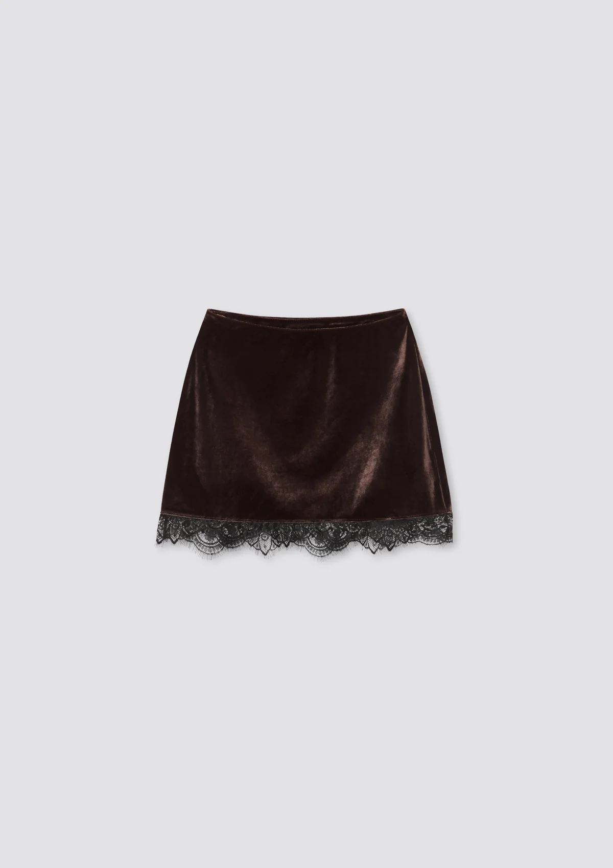 Reliquia Skirt Velvet Chocolat - Image 4
