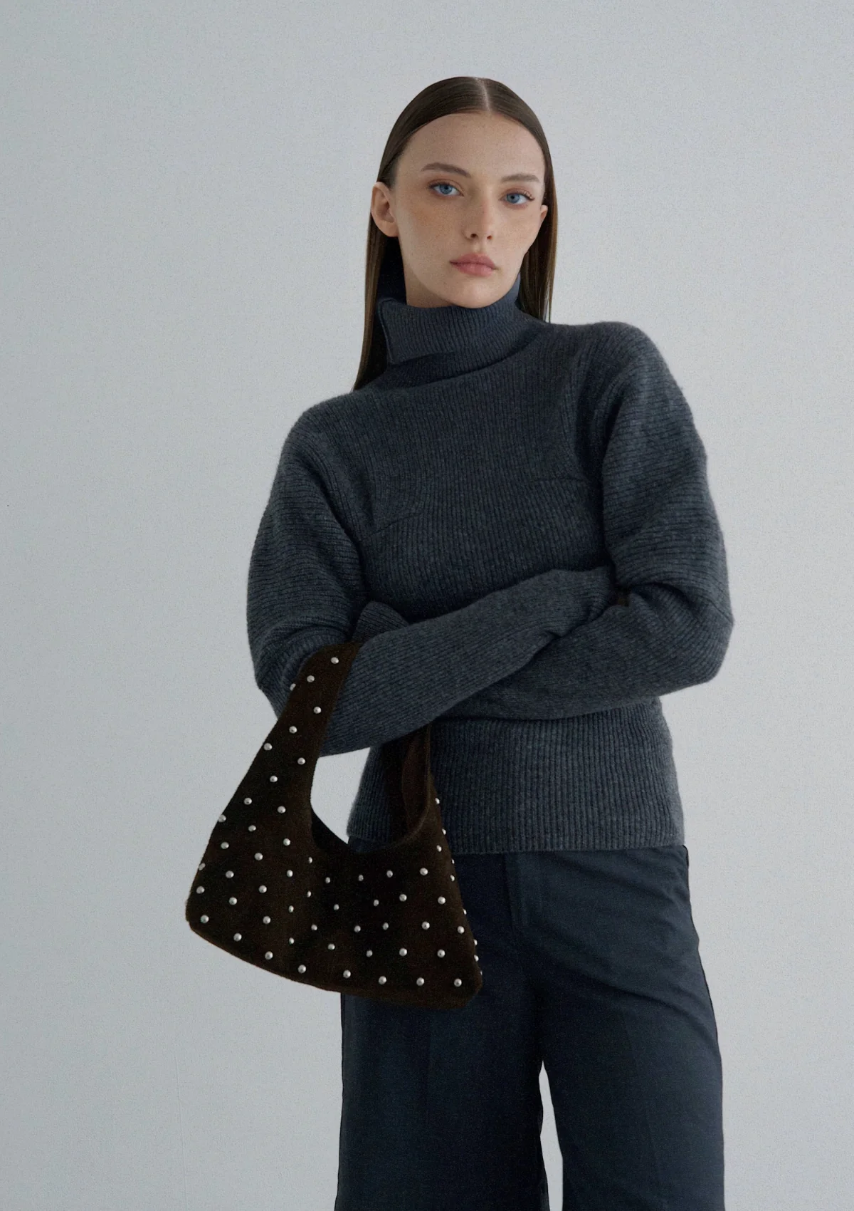 Sora Bag Chocolat Suede - Image 6